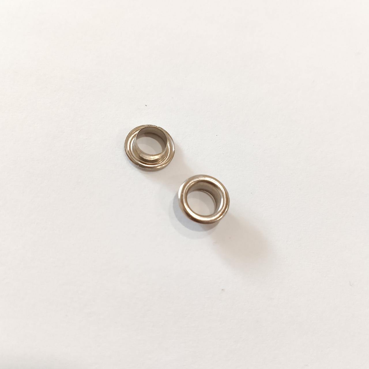 Люверс для одягу №4, нікель (10 000 шт)