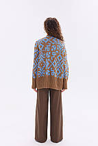 Кардиган "Лія" (карамель, блакитний), фото 4