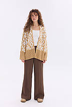 Кардиган "Лія" (беж, білий), фото 2