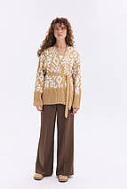 Кардиган "Лія" (беж, білий), фото 3