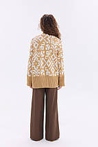Кардиган "Лія" (беж, білий), фото 4