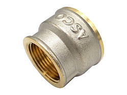 Редукційна муфта з проточкою ASCO, 1"*3/4" ВВ, нікель 202302-0068