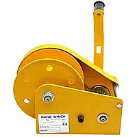 Лебідка ручна 3500lb/1578кг зі сталевим тросом
