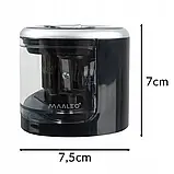 Електрична точила для олівців Maaleo 26046 з двома отворами та змінними лезами, фото 7