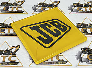 Логотип (емблема) JCB, решітки радіатора 100х100 мм (самоклейка) номер 817/19661