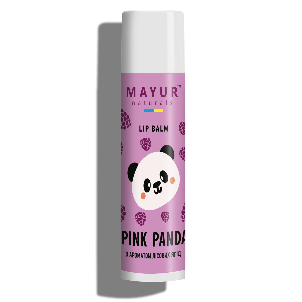 Бальзам для губ дитячий натуральний "Pink Panda" ТМ Mayur, 5 г