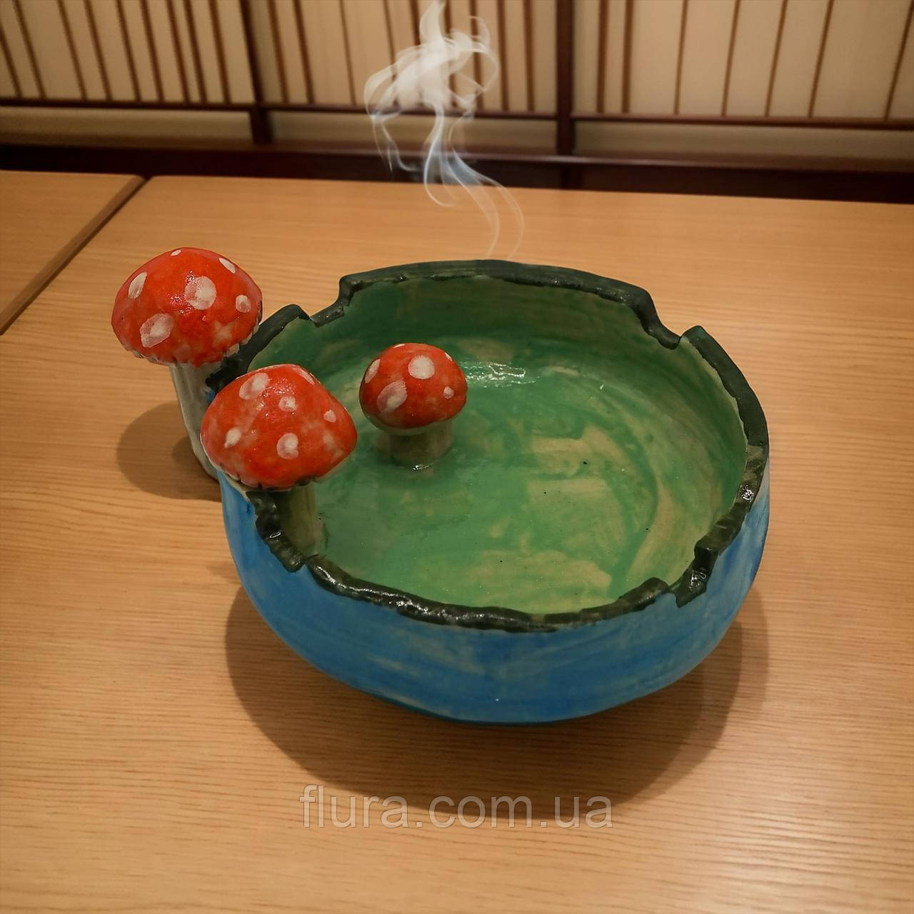 Авторская керамическая пепельница FluRAnet/Пепельница из керамики