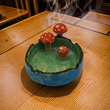 Авторская керамическая пепельница FluRAnet/Пепельница из керамики, фото 3