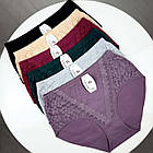 Жіночі бавовняні трусики супер батал Leiccina #7712, фото 5