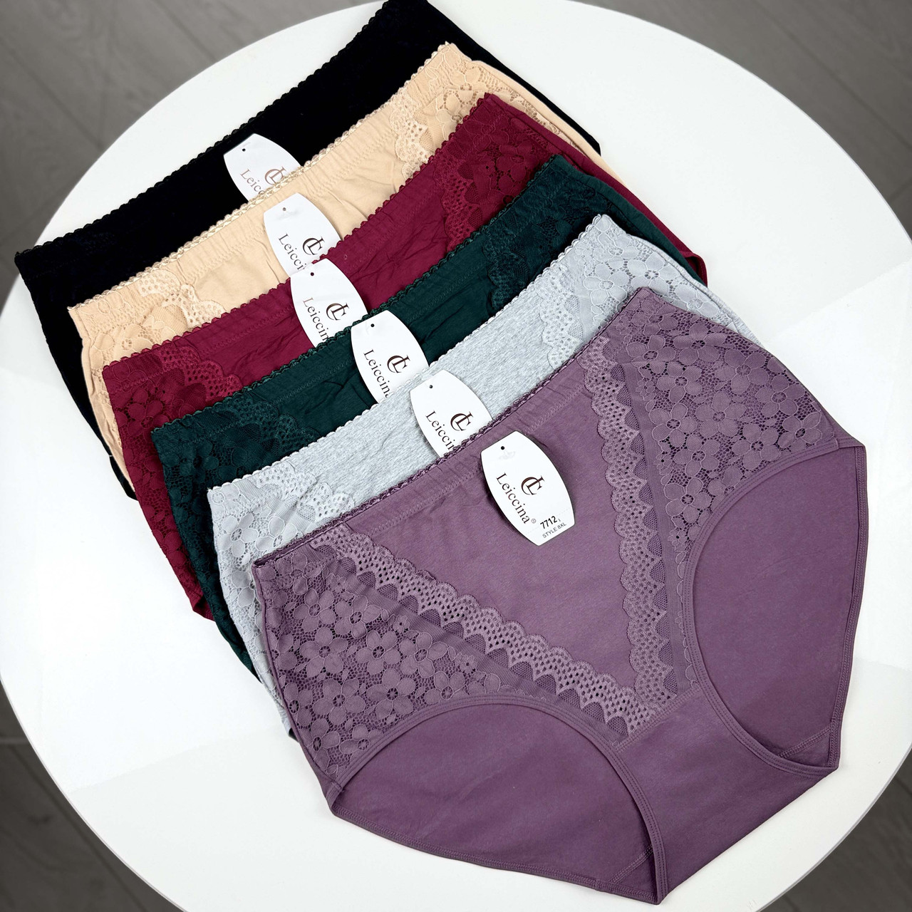 Жіночі бавовняні трусики супер батал Leiccina #7712, фото 1