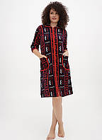 Якісний велюровий халат на блискавці з комірцем, рукав 3/4, кольоровий, фабрична Туреччина