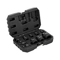 Подовжувачі карданні та перехідники ударні з квадратами 1/4"/ 3/8"/ 1/2"/ 3/4"/ 1" 11 шт. Yato YT-10646