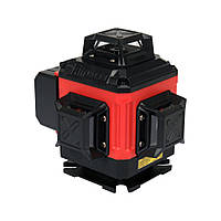 Рівень лазерний на 4-площині зелений промінь (25 м) 2 Li-Ion акумулятор 3.7 V (штатив 1.2 м) Yato YT-30415