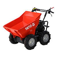 Бензиновий самоскид-міні 4.1 кВт, (196см³) вантажопідйомність 300кг/швидкість 3.6 км/год (бак 3.6л) Yato YT-86115