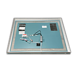 Дзеркало з LED підсвічуванням та сенсорним вимикачем 600 х 800 мм, фото 4