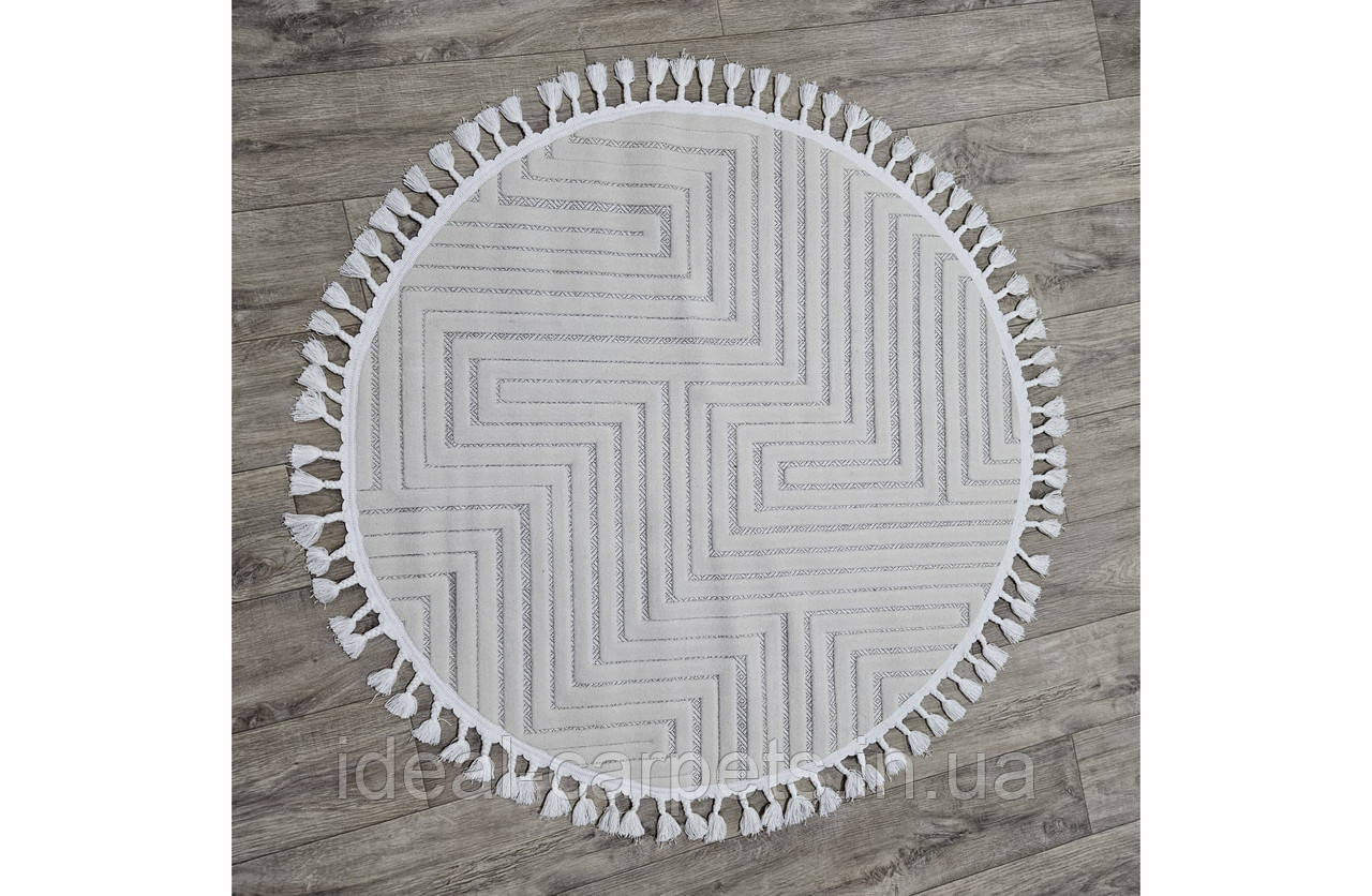 Килим Vita 1.6х1.6м круг 0877 Крем, фото 1