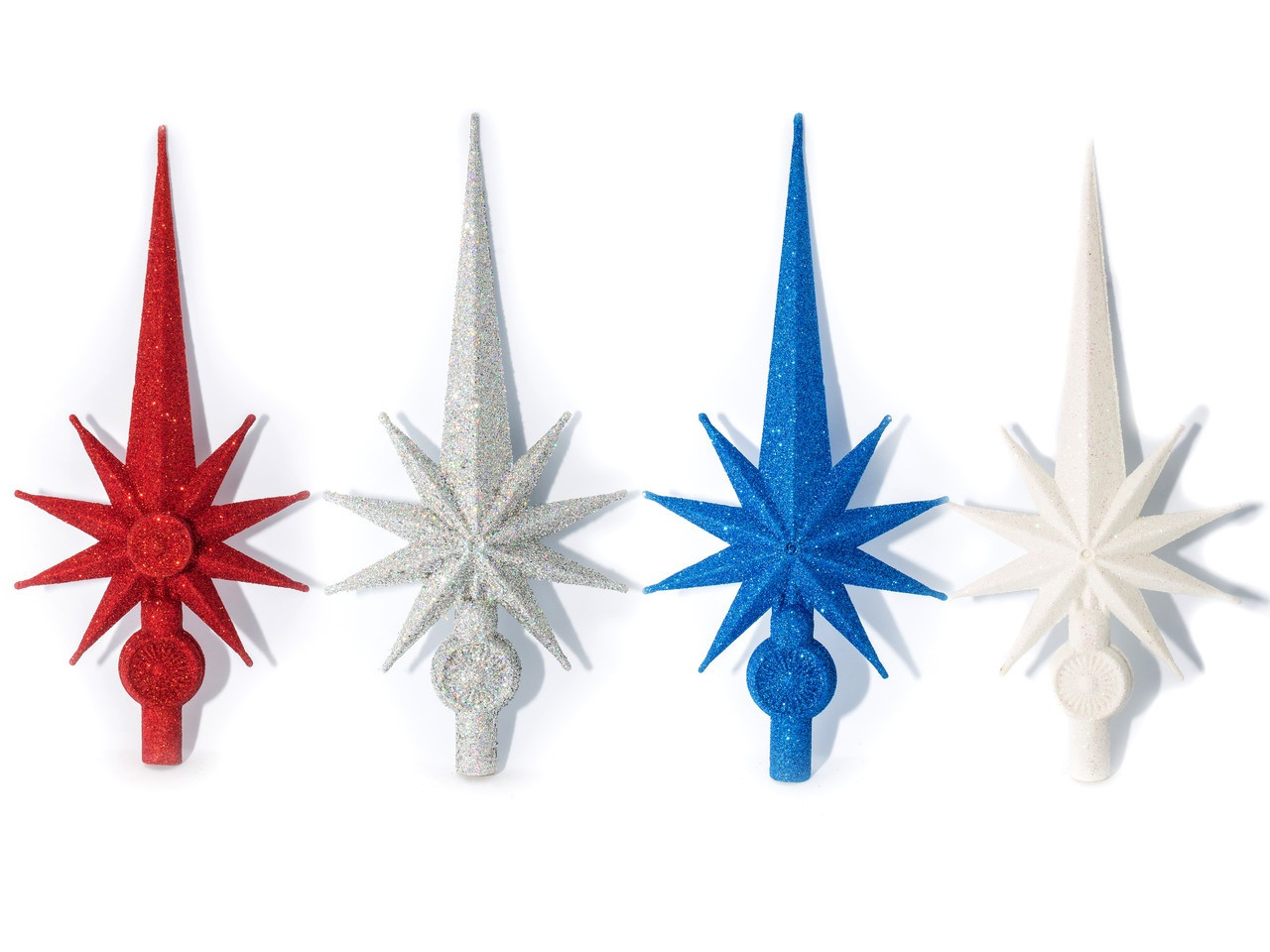 Новорічна верхівка на ялинку у формі красивої зірки