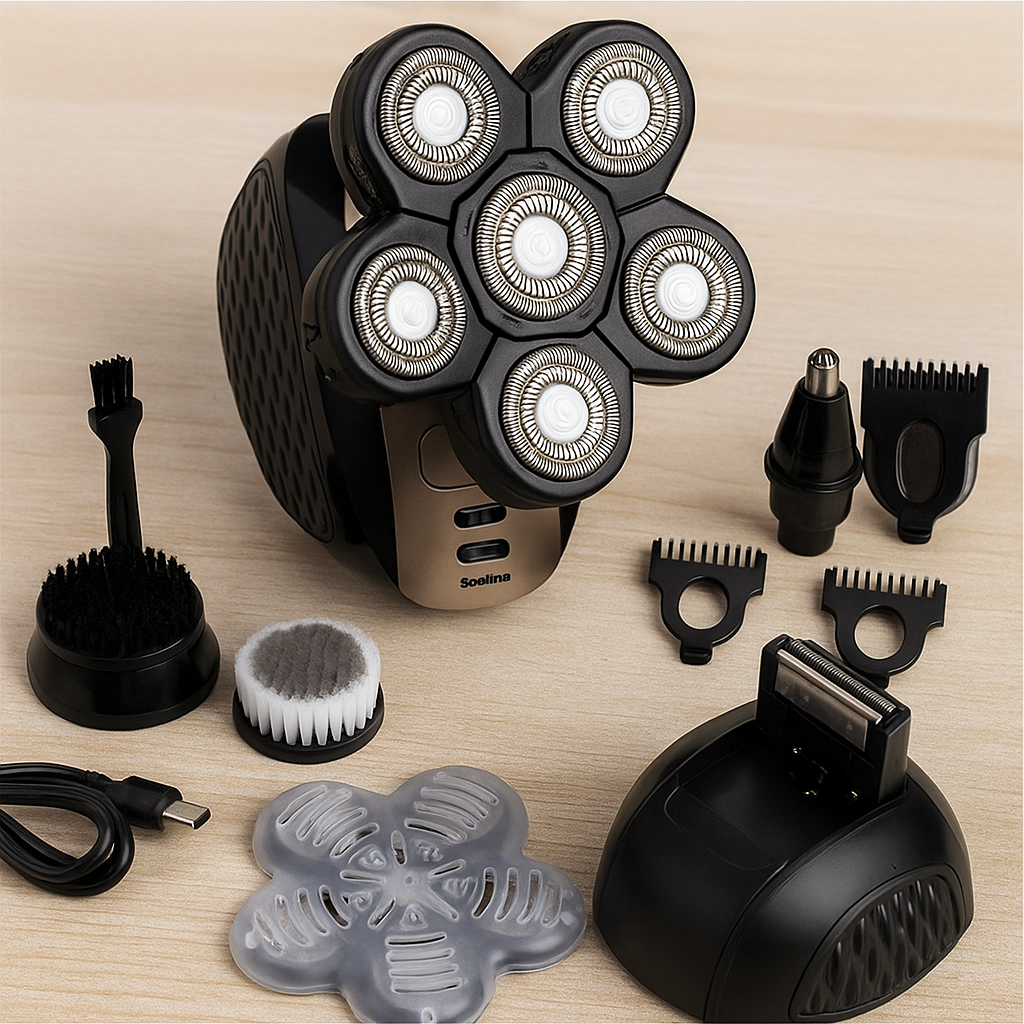 Бритва-триммер Soulima 26423 для волосся та бороди, фото 1