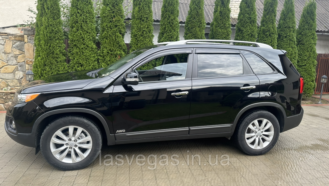 Дефлектори вікон (веторовики) Kia Sorento 2009-2014 HIC/Тайвань, фото 1