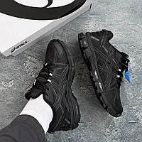 Asics Gel 1090 Black чоловічі демісезонні кросівки з текстилю та шкіри