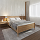 Ліжко двоспальне "Карен" з натурального дерева, фото 5