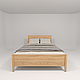 Ліжко двоспальне "Карен" з натурального дерева, фото 3