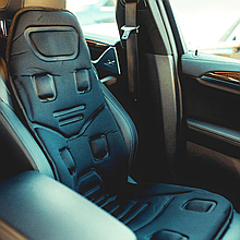 Автомобільна масажна накидка Zenet ZET-814 з прогріванням вібраційна