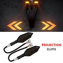 Інноваційні динамічні мотоповороти покажчики поворотів RGB 20 LED DF3