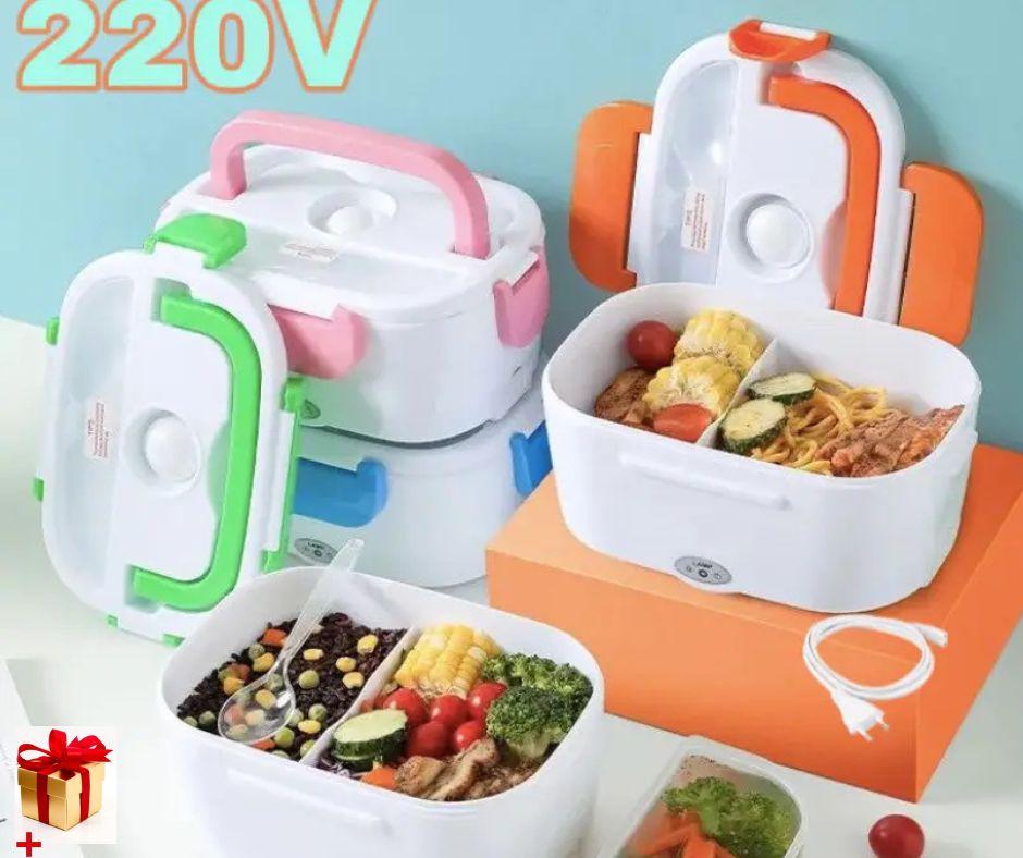 Ланчбокс із підігрівом, Ланчбокс електричний The Electric Magic Lunch Box на 2 відділення, Судок — контейнер, фото 1