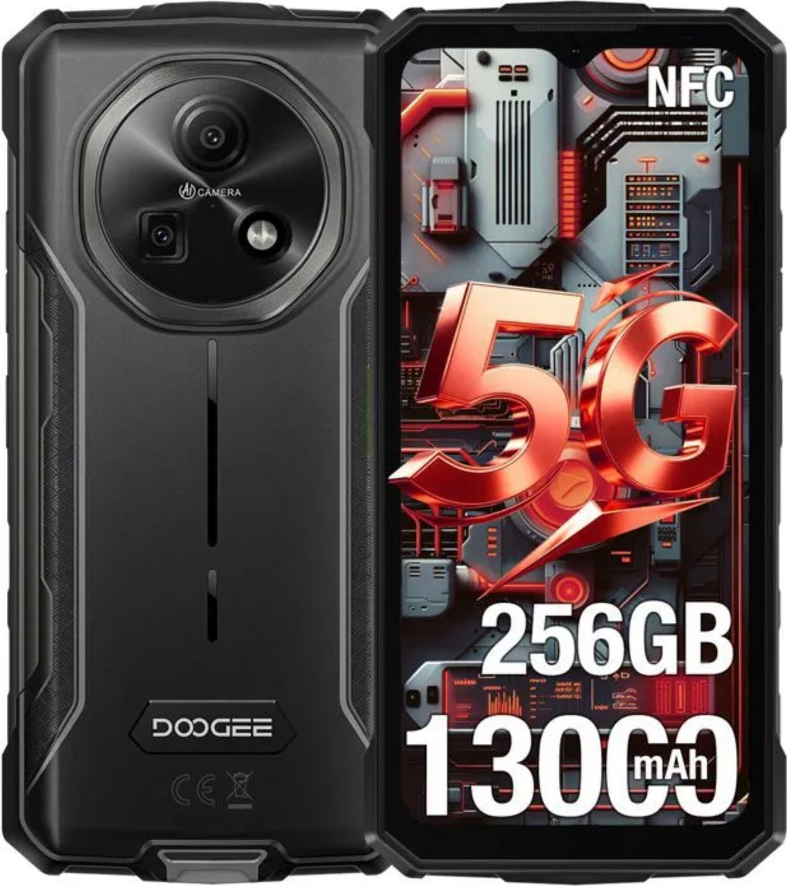 Смартфон Doogee Fire 7 4/256GB Black, фото 1