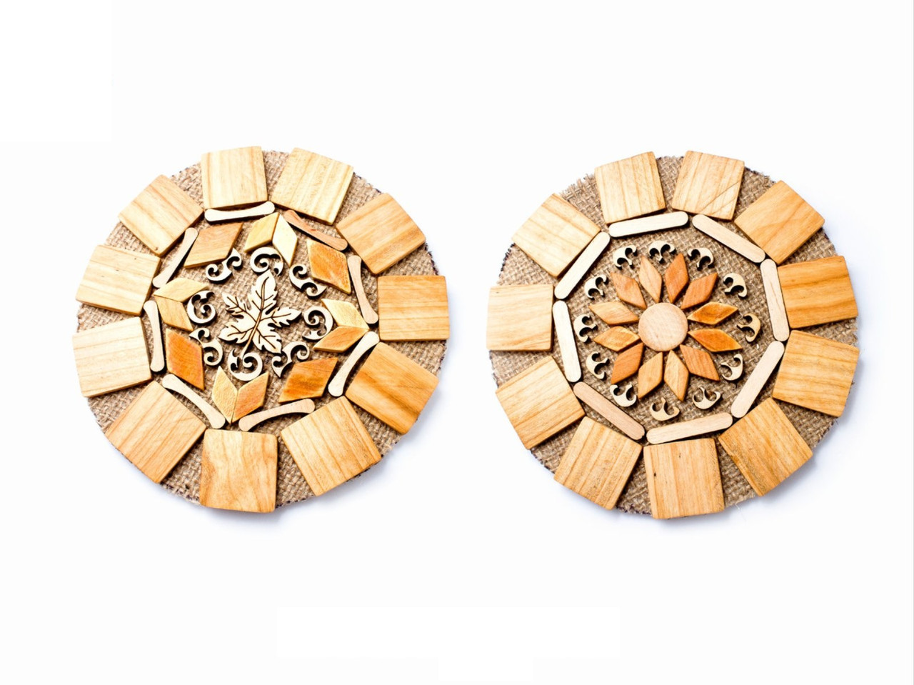 Дерев'яні підставки під гаряче різні види