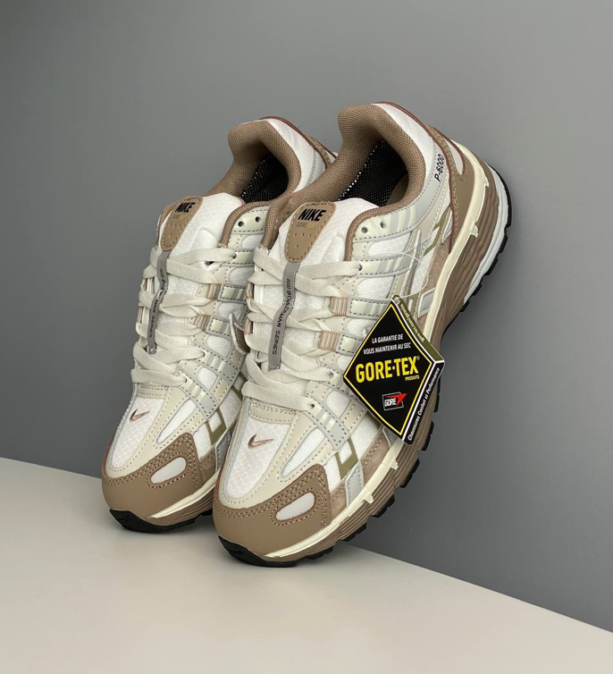 Чоловічі кросівки Nike P-6000 Gore-Tex Beige Hangul Day Найк Гортекс бежеві молодіжні водостійкі на осінь теплу зиму, фото 1