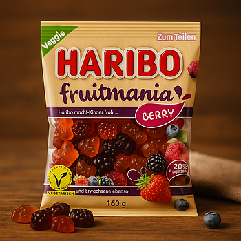 Желейки фруктові Haribo Fruitmania 160г. Польща