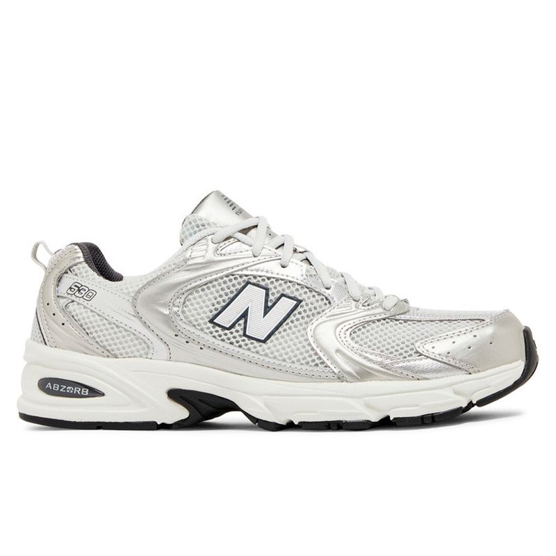 New Balance 530 Grey Matter Silver Metallic MR530LG 43, фото 1