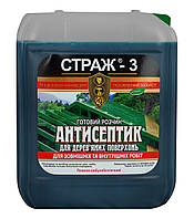 Антисептик-антижук для дерев'яних конструкцій "Страж-3" (готовий розчин) 5 л