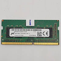 Оперативна пам'ять для ноутбука Micron SODIMM DDR4 8Gb 2400MHz PC4-19200s 1Rx8 CL17 (MTA8ATF1G64HZ-2G3B1) Б/В