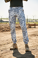 Штани тактичні для військових операцій піксель бойові для міста та армії з кишенями ріпстоп літні