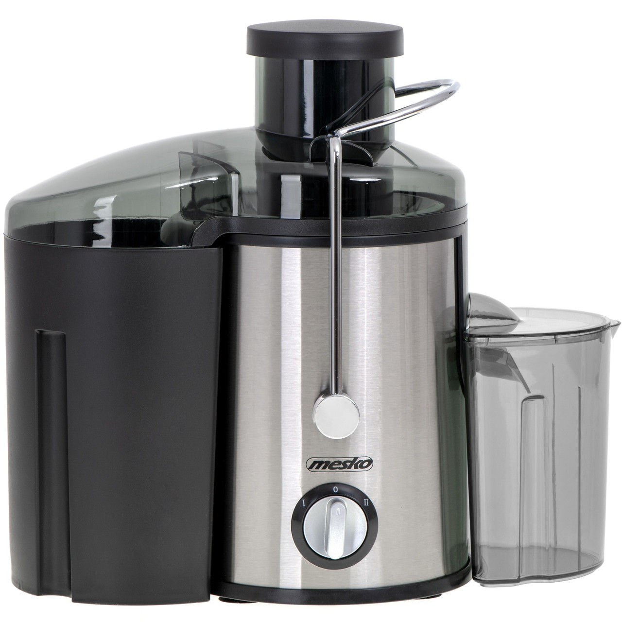 Соковитискач Mesko MS 4126 black 600Вт/ контейнер для соку 0,45л/ контейнер для м'якоті 1,5л MS4126B (Чорний/сріблястий), фото 1