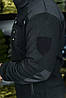Кофта флісова тактична «Поліція» чорна для патрульної поліції та оперативних підрозділів | Розмір 40–62, фото 8