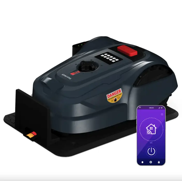 Робот-газонокосарка Blumfeldt GrassConnect, інтелектуальна косарка з акумулятором 4,0 А·год, охопленням до 1000 м2, Німеччина