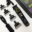 Багатофункціональна акумуляторна машинка для стрижки VGR, Гострі професійні машинки для стрижки волосся DG-30, фото 8