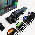 Бездротова машинка для стрижки для дому Бездротовий тример стрижки та гоління PY-83, фото 10