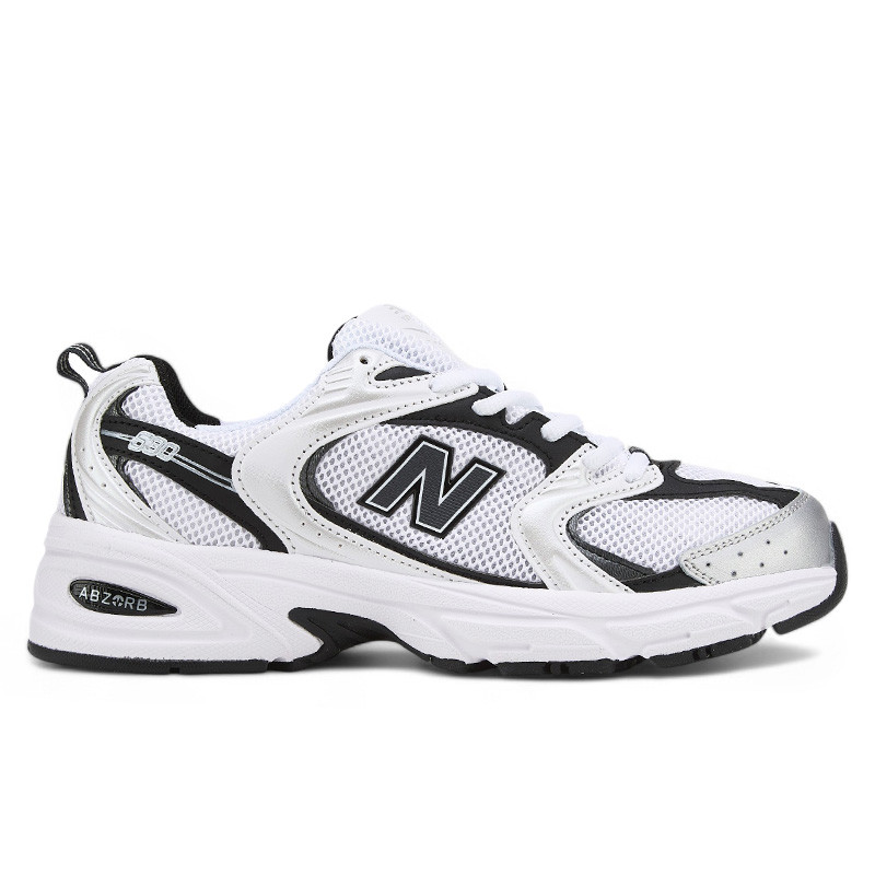 New Balance 530 White Black Silver 42, фото 1