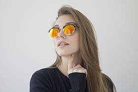 Окуляри Clubmaster жовті 9904-5