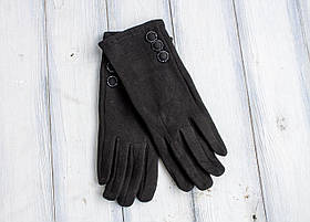 Жіночі стрейчеві рукавички Чорні