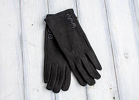 Жіночі стрейчеві рукавички Чорні Маленькі