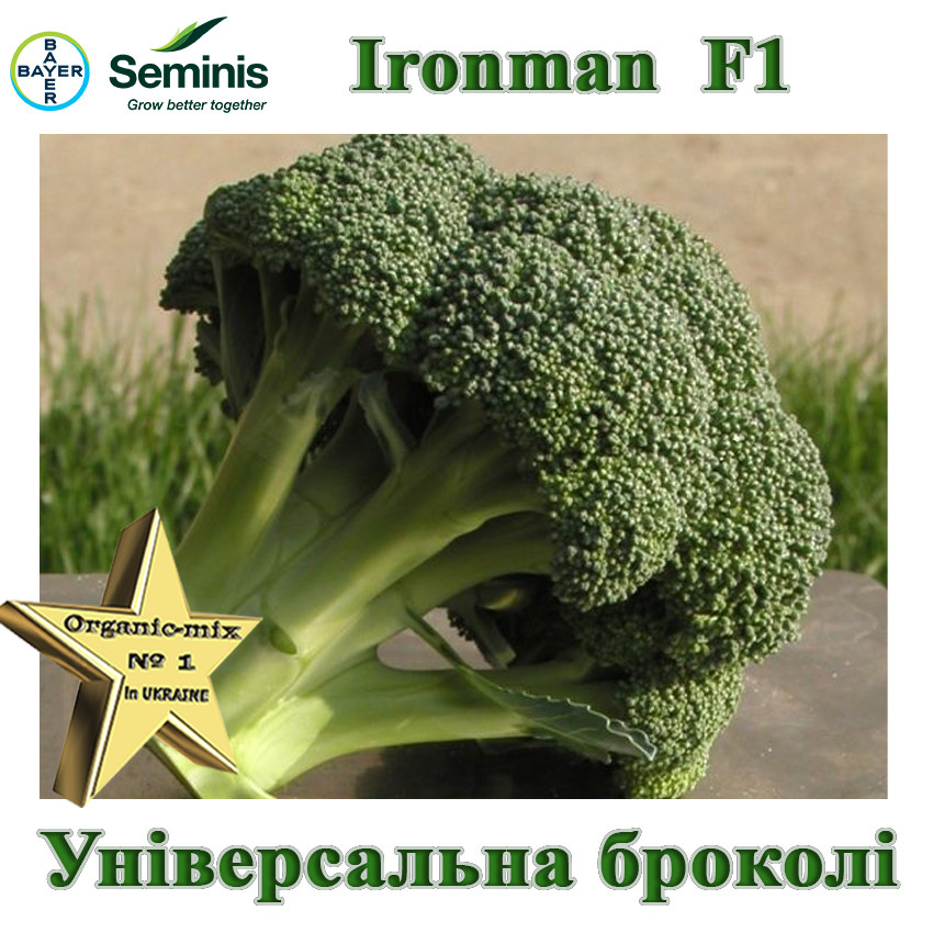 Капуста броколі Айронмен F1 / Ironman F1, Seminis (Нідерланди), 1000 насінин, фото 1