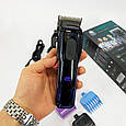 Професійна машинка для стрижки волосся голови VGR V-013, Професійна машинка для стрижки з насадками TU-67, фото 6