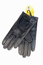 Жіночі шкіряні сенсорні рукавички Середні