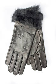 Жіночі шкіряні рукавички 4-746